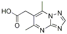 [1,2,4]Triazolo[1,5-a]pyrimidine-6-acetic acid, 5,7-dimethyl- Structure,851116-20-6Structure