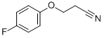 3-(4-Fluorophenoxy)propanenitrile Structure,85169-02-4Structure