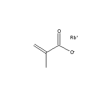 Methacrylate, rubidium Structure,85184-14-1Structure