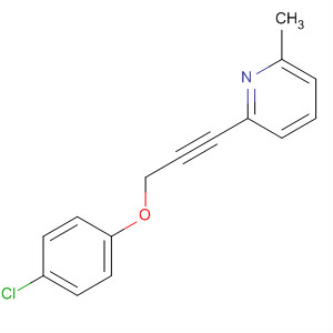 2-[3-(4-Chlorophenoxy)prop-1-yn-1-yl]-6-methylpyridine Structure,851854-73-4Structure