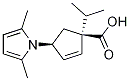 (1S,4s)-4-(2,5-dimethyl-1h-pyrrol-1-yl)-1-isopropylcyclopent-2-enecarboxylic acid Structure,851916-39-7Structure