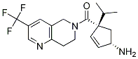 ((1S,4s)-4-amino-1-isopropylcyclopent-2-enyl)(3-(trifluoromethyl)-7,8-dihydro-1,6-naphthyridin-6(5h)-yl)methanone Structure,851916-40-0Structure