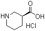 (3S)-3-piperidinecarboxylicacid, hydrochloride (1:1) Structure,851956-01-9Structure