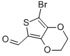 7-Bromo-2,3-dihydrothieno[3,4-b][1,4]dioxine-5-carboxaldehyde Structure,852054-42-3Structure