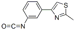 4-(3-Isocyanatophenyl)-2-methyl-1,3-thiazole Structure,852180-41-7Structure