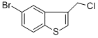 5-Bromo-3-(chloromethyl)-1-benzothiophene Structure,852180-53-1Structure