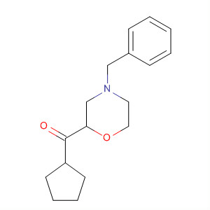 (4-Benzylmorpholin-2-yl)(cyclopentyl)methanone Structure,852237-38-8Structure