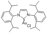 1,3-Bis(2,6-di-isopropylphenyl)imidazol-2-ylidene gold(I)chloride Structure,852445-83-1Structure