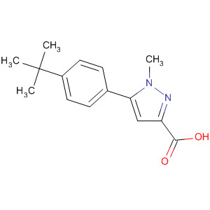 5-(4-Tert-butylphenyl)-1-methyl-1h-pyrazole-3-carboxylic acid Structure,852814-93-8Structure