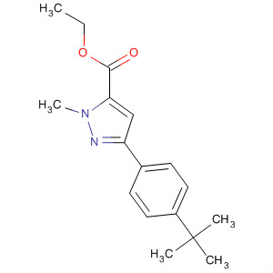 Ethyl 3-(4-tert-butylphenyl)-1-methyl-1h-pyrazole-5-carboxylate Structure,852814-94-9Structure