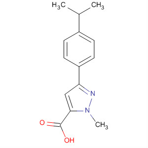 3-(4-Isopropylphenyl)-1-methyl-1h-pyrazole-5-carboxylic acid Structure,852815-01-1Structure