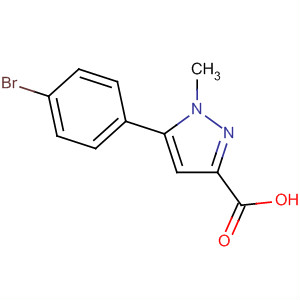 5-(4-Bromophenyl)-1-methyl-1h-pyrazole-3-carboxylic acid Structure,852815-32-8Structure