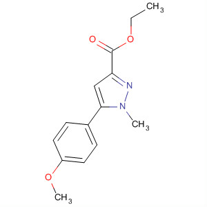 Ethyl 5-(4-methoxyphenyl)-1-methyl-1h-pyrazole-3-carboxylate Structure,852816-12-7Structure