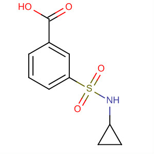 3-(N-cyclopropylaminosulfonyl)benzoic acid Structure,852933-50-7Structure