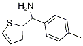 Thiophen-2-yl(p-tolyl)methanamine Structure,852956-40-2Structure