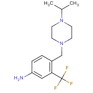 4-(4-Isopropylpiperazin-1-ylmethyl)-3-trifluoromethyl-aniline Structure,853297-06-0Structure