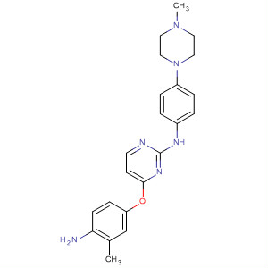 [4-(4-Amino-3-methyl-phenoxy)-pyrimidin-2-yl]-[4-(4-methyl-piperazin-1-yl)-phenyl]-amine Structure,853299-40-8Structure