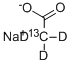 Sodium acetate-2-13C,d3 Structure,85355-10-8Structure