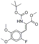 2-[(Tert-butoxycarbonyl)amino]-3-(2-fluoro-4,5-dimethoxyphenyl)-2-propanoic acid methyl ester Structure,853759-47-4Structure