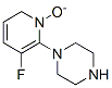 Piperazine, 1-(3-fluoro-1-oxido-2-pyridinyl)-(9ci) Structure,85386-95-4Structure