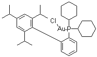 2-Dicyclohexylphosphino-2,4,6-triisopropylbiphenylgold(I)chloride Structure,854045-94-6Structure