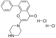 2-(4-Piperazinyl)-8-phenyl-4h-1-benzopyran-4-one dihydrochloride Structure,854127-90-5Structure