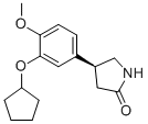 (4S)-4-[3-(cyclopentyloxy)-4-methoxyphenyl]pyrrolidin-2-one Structure,85416-73-5Structure