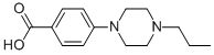 4-(4-Propyl-1-piperazinyl)benzoic acid Structure,85469-68-7Structure