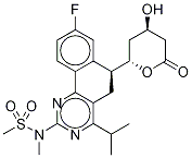 N-[(6s)-8-fluoro-5,6-dihydro-4-(1-methylethyl)-6-[(2s,4r)-tetrahydro-4-hydroxy-6-oxo-2h-pyran-2-yl]benzo[h]quinazolin-2-yl]-n-methylmethanesulfonamide Structure,854898-47-8Structure