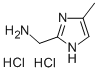 C-(4-methyl-1h-imidazol-2-yl)-methylamine 2hcl Structure,855250-27-0Structure