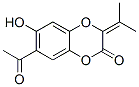 1,4-Benzodioxin-2(3h)-one,7-acetyl-6-hydroxy-3-(1-methylethylidene)- Structure,855415-87-1Structure