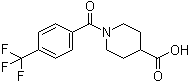 1-(4-(Trifluoromethyl)benzoyl)piperidine-4-carboxylic acid Structure,856215-36-6Structure