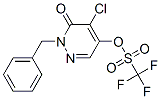 2-Benzyl-4-chloro-5-trifluoromethanesulfonyloxy-3(2H)-pyridazinone Structure,856250-49-2Structure