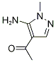 1-(5-Amino-1-methyl-1h-pyrazol-4-yl)ethan-1-one Structure,856860-17-8Structure