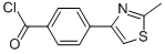 4-(2-Methyl-1,3-thiazol-4-yl)benzoyl chloride Structure,857283-93-3Structure