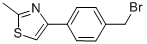 4-[4-(Bromomethyl)phenyl]-2-methyl-1,3-thiazole Structure,857283-95-5Structure