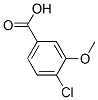 4-Chloro-3-methoxy-benzoic acid Structure,85740-98-3Structure