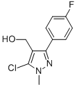 5-Chloro-3-(4-fluorophenyl)-1-methyl-1h-pyrazole-4-methanol Structure,857640-43-8Structure