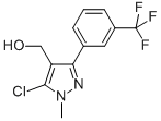 5-Chloro-1-methyl-3-[3-(trifluoromethyl)phenyl ]-1h-pyrazole-4-methanol Structure,857640-44-9Structure