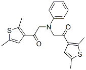 1-(2,5-Dimethyl-thiophen-3-yl)-2-([2-(2,5-dimethyl-thiophen-3-yl)-2-oxo-ethyl ]-phenyl-amino)-ethanone Structure,857642-92-3Structure