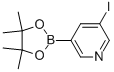 3-Iodo-5-(4,4,5,5-tetramethyl-1,3,2-dioxaborolan-2-yl)-pyridine Structure,857934-93-1Structure