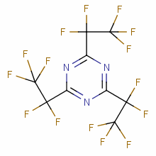 2,4,6-Tris(perfluoroethyl)-s-triazine Structure,858-46-8Structure