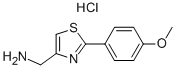 (2-(4-Methoxyphenyl)thiazol-4-yl)methanaminehydrochloride Structure,858009-33-3Structure