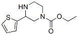 3-Thiophen-2-yl-piperazine-1-carboxylic acid ethyl ester Structure,85803-50-5Structure