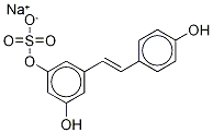 trans Resveratrol 3-Sulfate Sodium Salt Structure,858127-11-4Structure