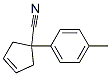 1-P-tolylcyclopent-3-enecarbonitrile Structure,858422-89-6Structure