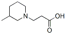 3-(3-Methylpiperidin-1-yl)propanoic acid Structure,858444-38-9Structure