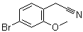 4-Bromo-2-methoxyphenylacetonitrile Structure,858523-37-2Structure