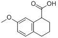 1,2,3,4-Tetrahydro-7-methoxy-1-naphthalenecarboxylic acid Structure,85858-95-3Structure