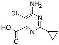 6-Amino-5-chloro-2-cyclopropylpyrimidine-4-carboxylic acid Structure,858956-08-8Structure